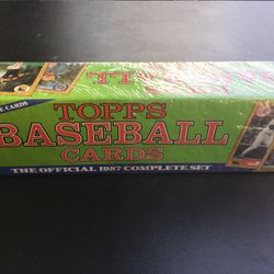 1987 Tops Complete  Set Baseball Cards