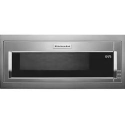 🔥NEW KitchenAid 1.1 CuFt Built-In Low Profile Microwave w Slim Trim Kit Stainless Steel KMBT5011KSS