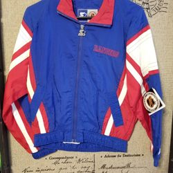 NH l's New York Rangers hockey wind breaker
