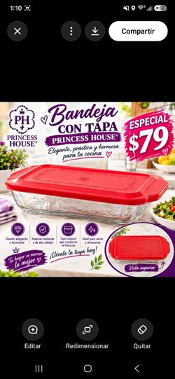 Bandeja con tapadera