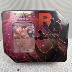 Pokemon Team Rocket Tin (Mewtwo)