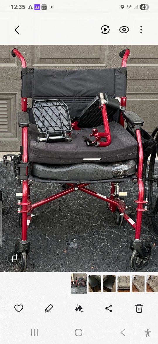 Lightweight Transport Wheelchair
