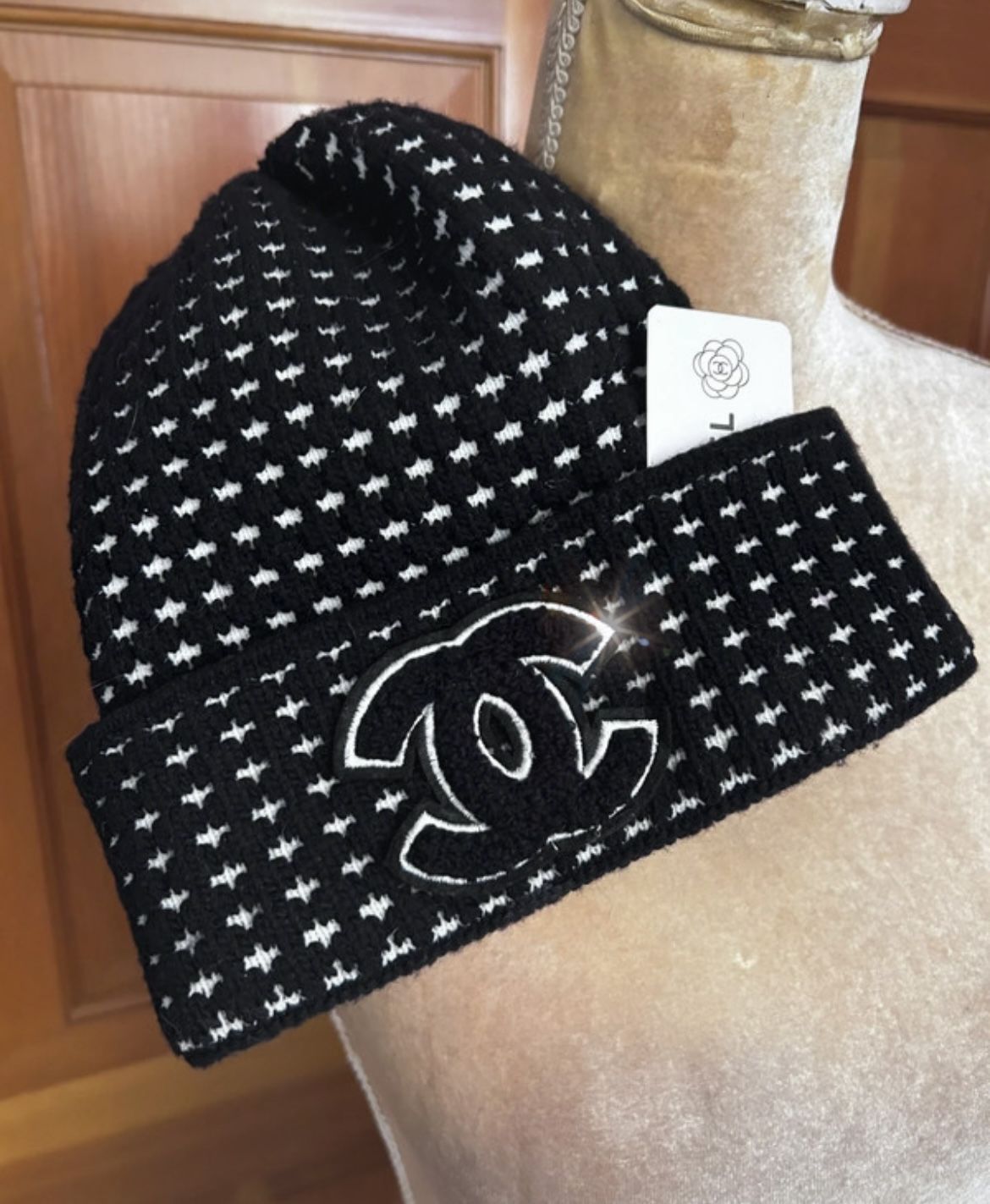 Authentic Chanel  beanie