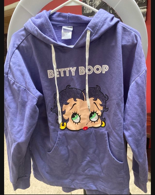 Betty Boop Women Sweatshirt Size L