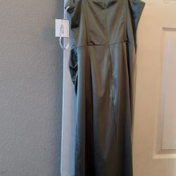 Prom Dress/ Party  Dress Olive Green Size 8 New
