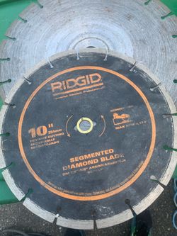 Concrete blade used one time 10”-12 “ blade