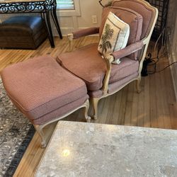 Chair and ottoman 
