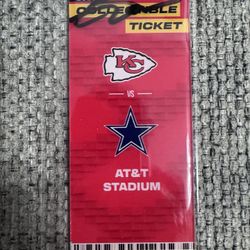 Charles Omenihu Signed Autograph Acrylic Commemorative Ticket Chiefs Metabilia