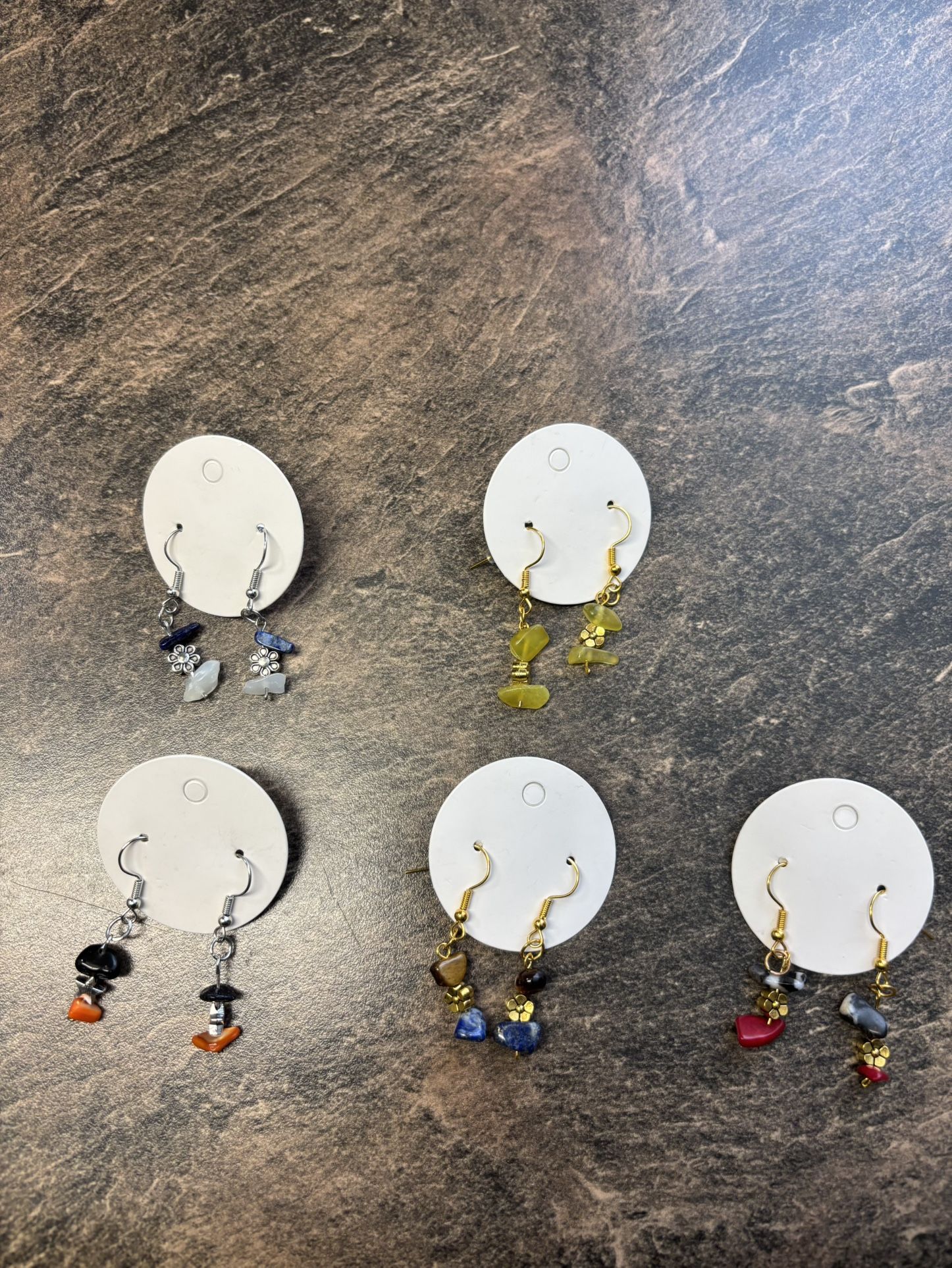 One Loop Silver And Gold Earrings