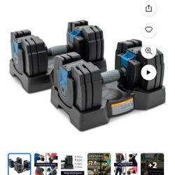 Teeter Adjustable Dumbbells 