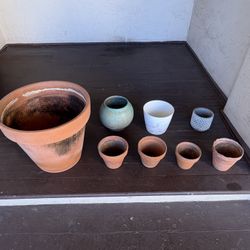 Various Plant Pots