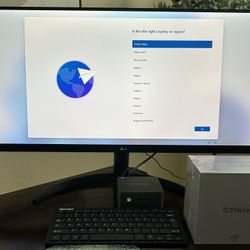 GMKtec Nucbox G3 plus Intel + LG Monitor 34 inch 