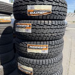 Vendo set de llantas Lt 31x10.50 15 arroyo tires allterain