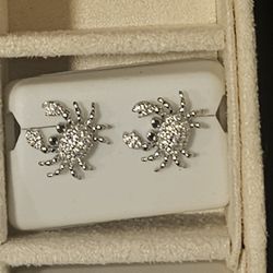 Krab Ear Rings 925 Sterling Silver
