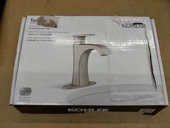 Brand New Kohler Tome Single Handle Bathroom Faucet Brushed Nickel