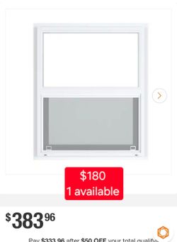 ✨️ Ply Gem 29.5 in. x 35.5 in. Classic Series White Vinyl Single Hung Window with HPSC Glass, Screen Included #3256