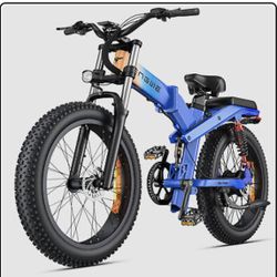 ENGWE-X24 Folding Electric-Bike Adults 1200W 29.2A Dual-Battery-E-Mountain Bike