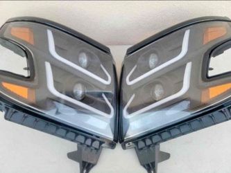 15-20 Chevy Tahoe Suburban Headlights Faros Calaveras Micas Luces Lamps