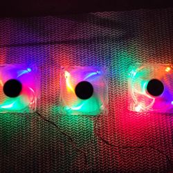 Apevia LED Brushless Case Fans. 4 Colors Each