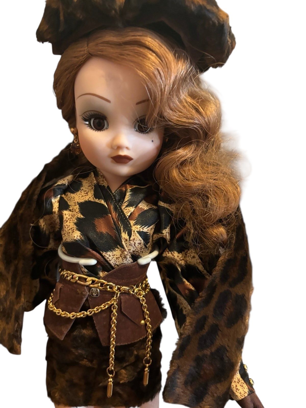 Madame Alexander “Couture Collection Coral and Leopard Travel Ensemble" Doll COA