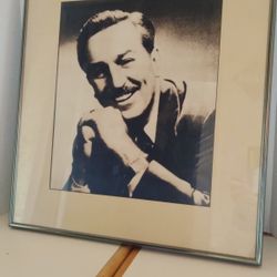Walt Disney Black And White Photo
