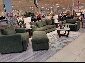 Like new sofa, chair, and ottoman