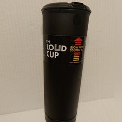 The LoudCup 20 oz Tumbler with Integrated Stadium Horn - Worlds Loudest Cup -NEW