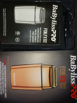 BaBylissPRO FOIL FX02 Rose Gold  FXRF2RG  Cord/Cordless Double Foil Shaver