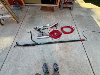 45’ Tucker carbon fiber water pole & accessories
