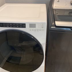 Whirlpool Electric Dryer And GE Washer  
