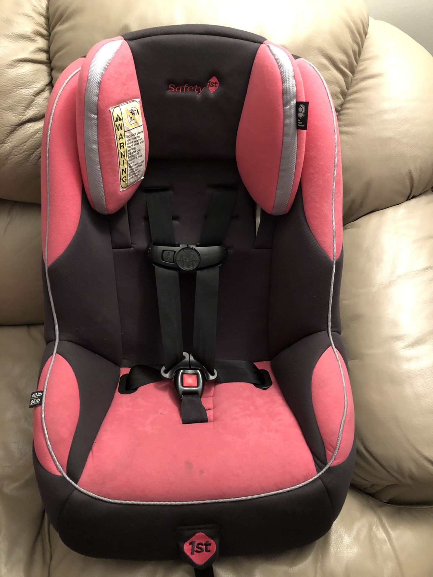 Safety 1st toddler car seat (used) 40-65 pounds