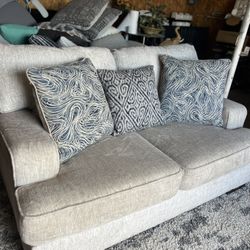Deltona Loveseat, Parchment by Ashley Furniture 
