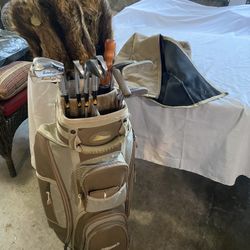 Complete 15-Pc Vintage MacGregor Louise Suggs ST4 Golf Collection – Datrek Bag & Deluxe Extras