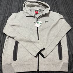 Nike Sportswear Tech Fleece Windrunner Jacket Men's XL Grey Full Zip FB7921-063