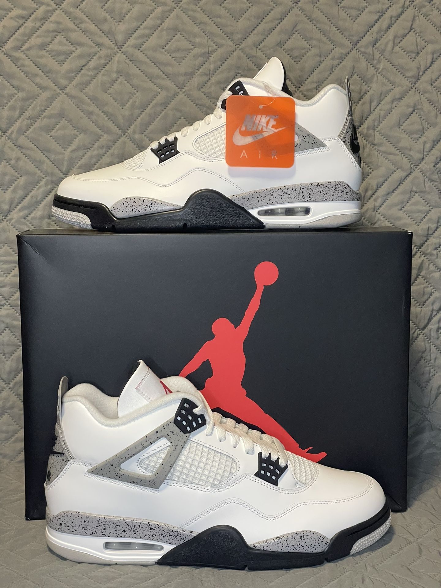 Air Jordan 4 Retro OG ‘White Cement’ 2025 (Men Size 12)
