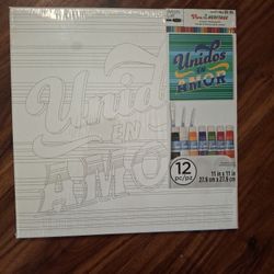 New 12pc Canvas Painting Kit $10 OBO 