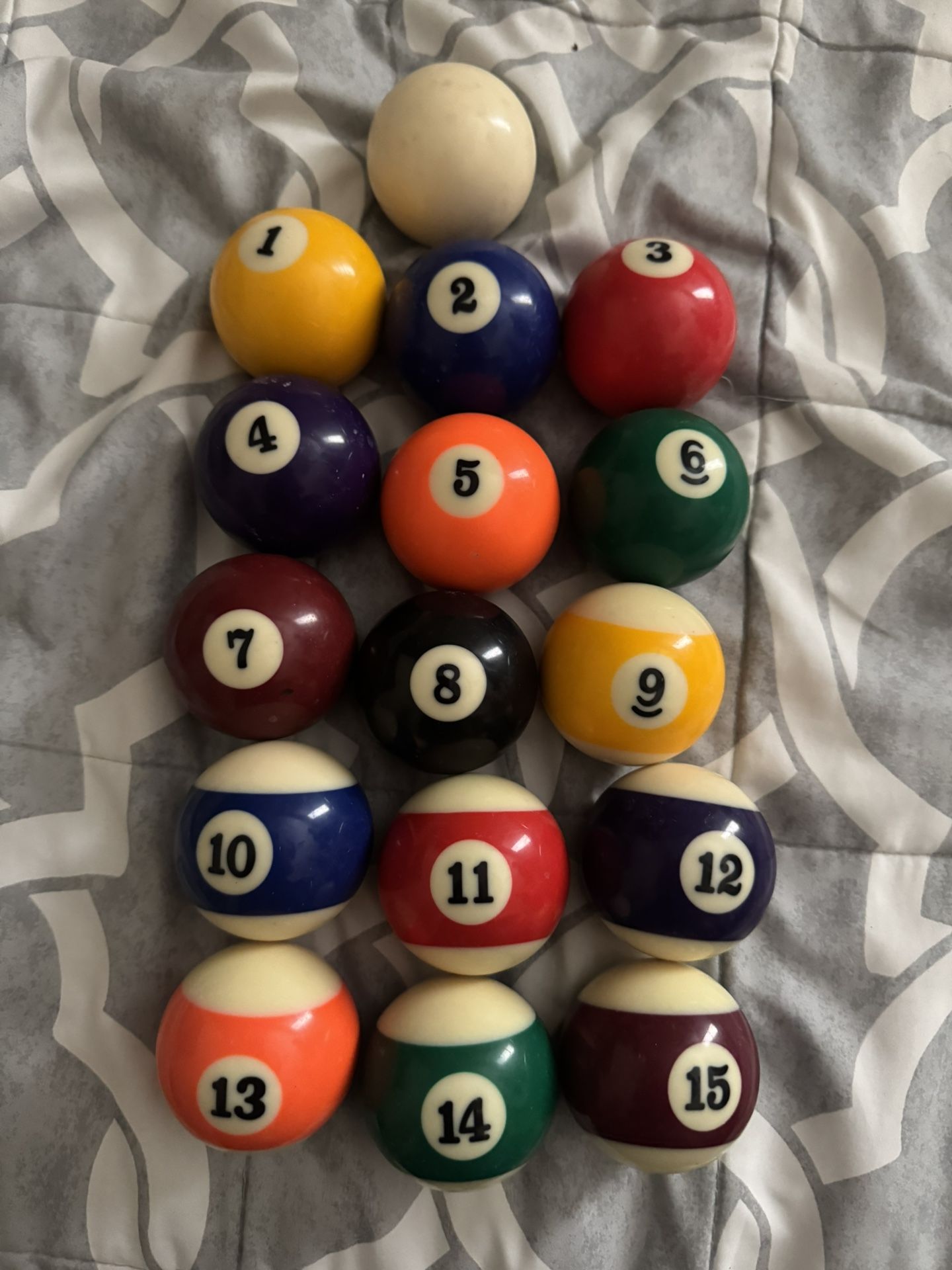 Pool Table Ball Set Plus Extras 
