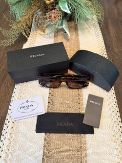 Prada PR 09ZS Sunglasses (Tortoise)