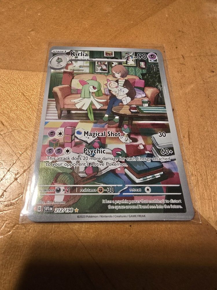 Kirlia Illustration Rare Pokemon Card