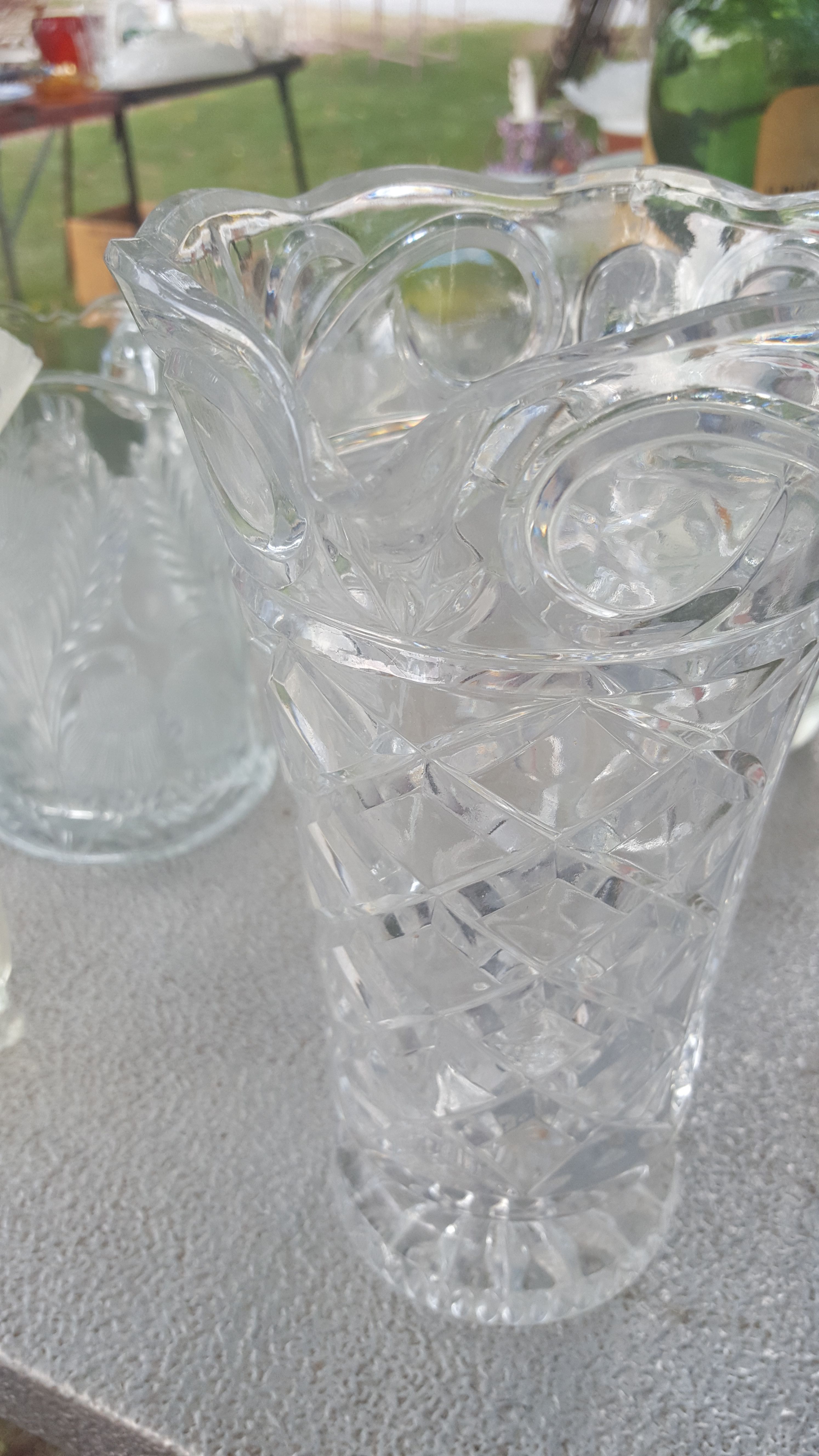 Crystal pitcher