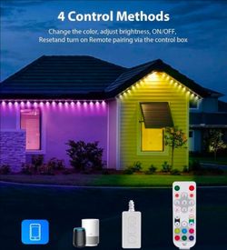Permanent Outdoor Lights for House 200ftX3= 600ft