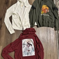 Bundle Hoodie . Sweatshirt And Cropped Hoodie For $15
