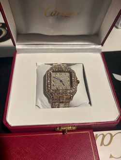 Cartier Iced Out Watch