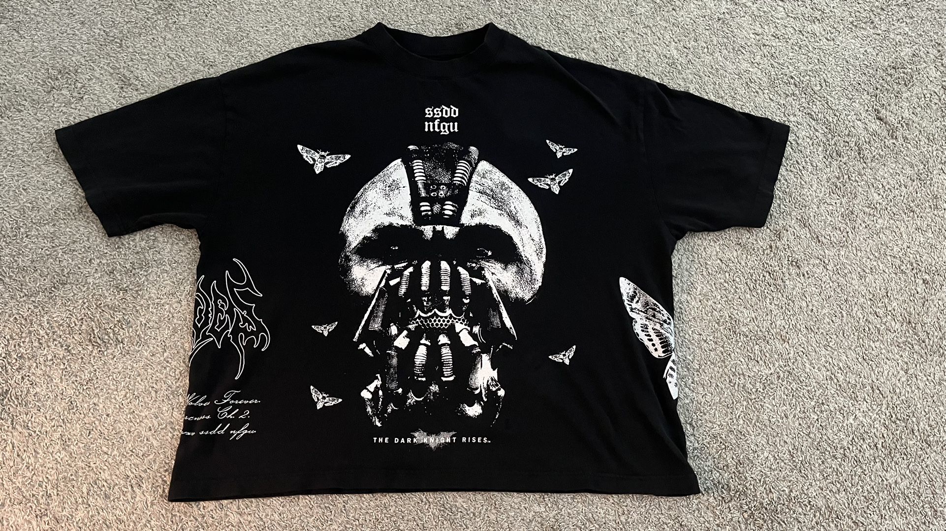 Darc Sport BANE IS ALIVE PREMIUM "BOX CUT" TEE IN BLACK SIZE L
