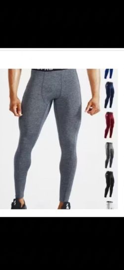 Men's Plus Size Elastic Sport Tights x 2