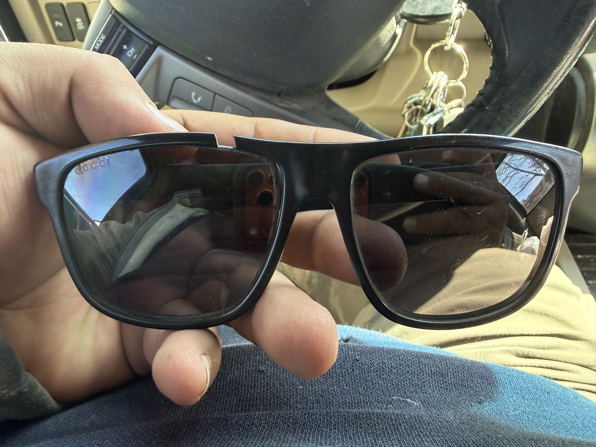 Authentic Broken Gucci Sun Glasses