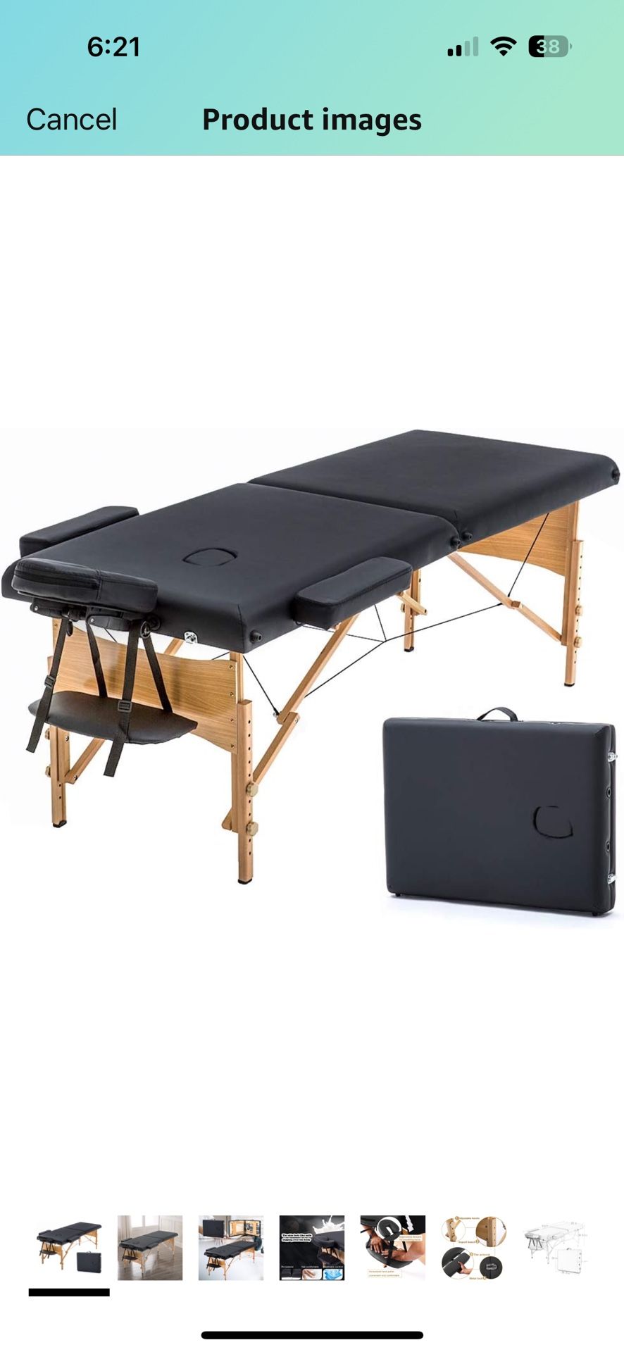 Massage Table Portable Massage Bed Lash Bed 28In Wide Spa Bed Hight Adjustable 2 Fold Spa Bed Facial Cradle Salon Bed with Non Woven Bag for Spa Footm