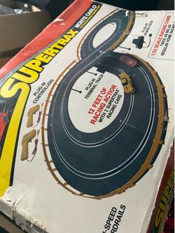 Supertrax slot cars set