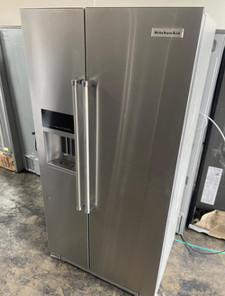 KitchenAid Side-by-Side Fridge – Stainless, Ice & Water Dispenser
