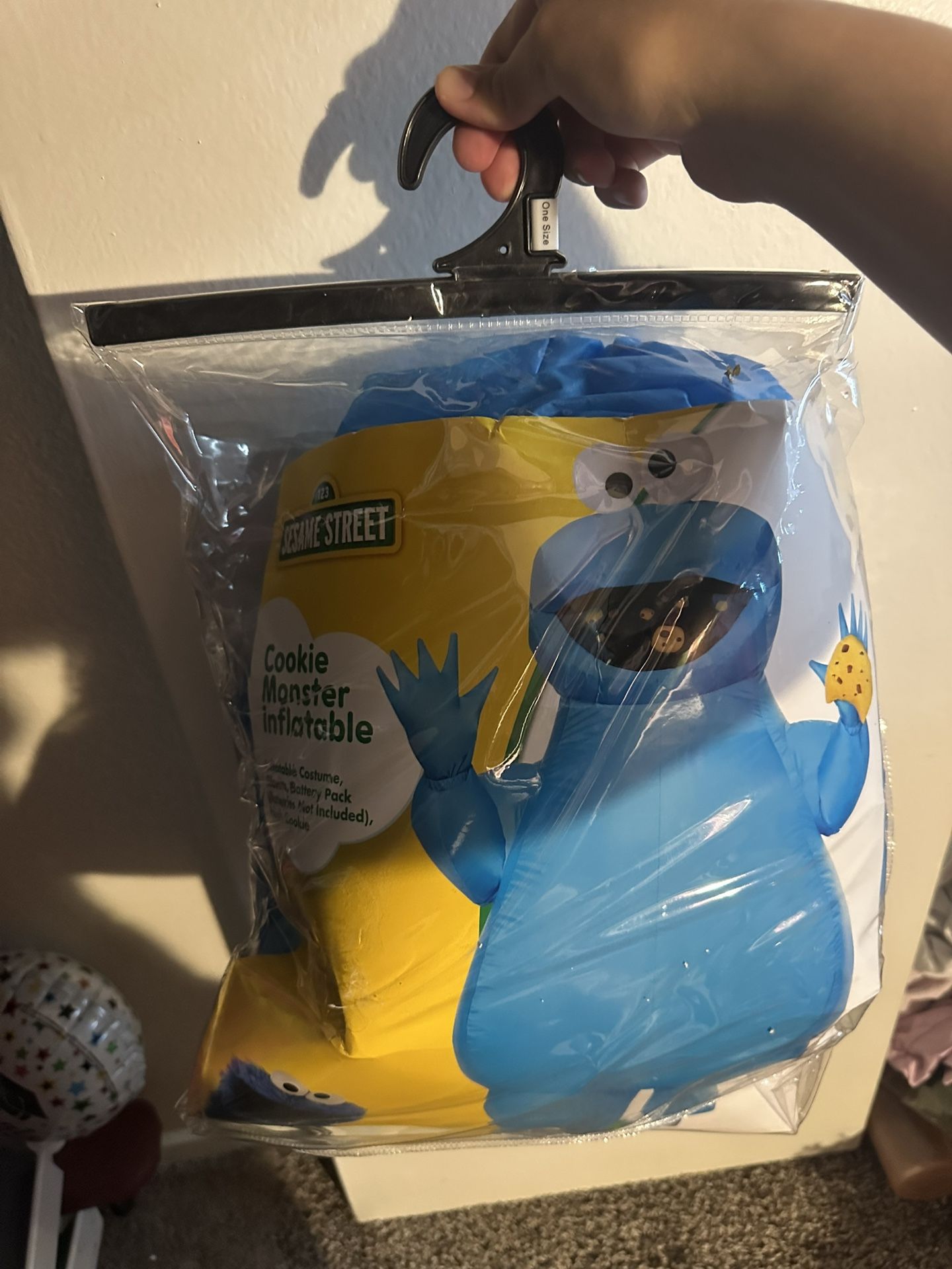 Cookie Monster Inflateable Costume